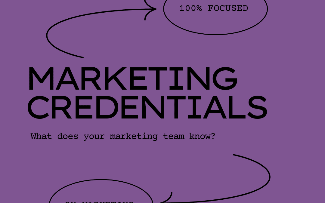 Credentials in Marketing